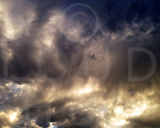 Nature photography print of a unique and impressive sunset called Galactic by Loud Hue.
