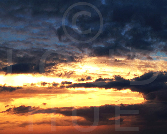 Gorgeous nature photography print of a stormy sunset called Storm by Loud Hue