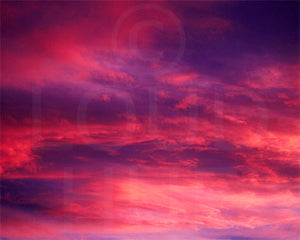 Vivid nature photography print of a gorgeous sunset called Rose by Loud Hue