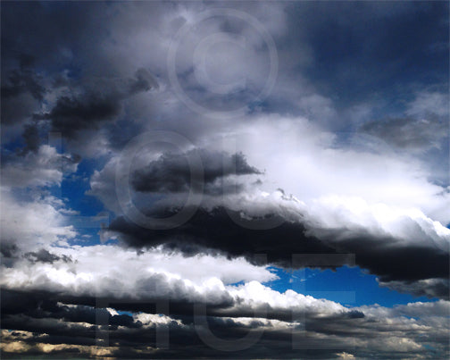 Dramatic nature photography print of a cloudy sky called Cotton by Loud Hue