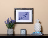 Modern colorful Art Print with a playful design with black frame called Dance by Loud Hue