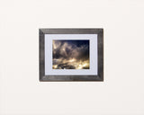 Nature photography print of a unique and impressive sunset with black frame called Galactic by Loud Hue.
